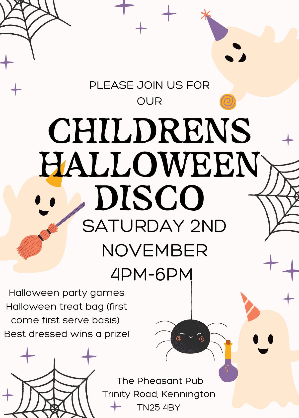 Children's Halloween Disco at The Pheasant