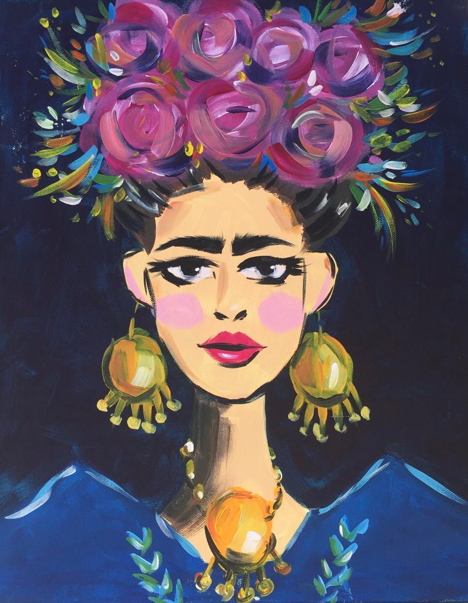 Paint Frida Kahlo at Pinot & Picasso Tamworth
