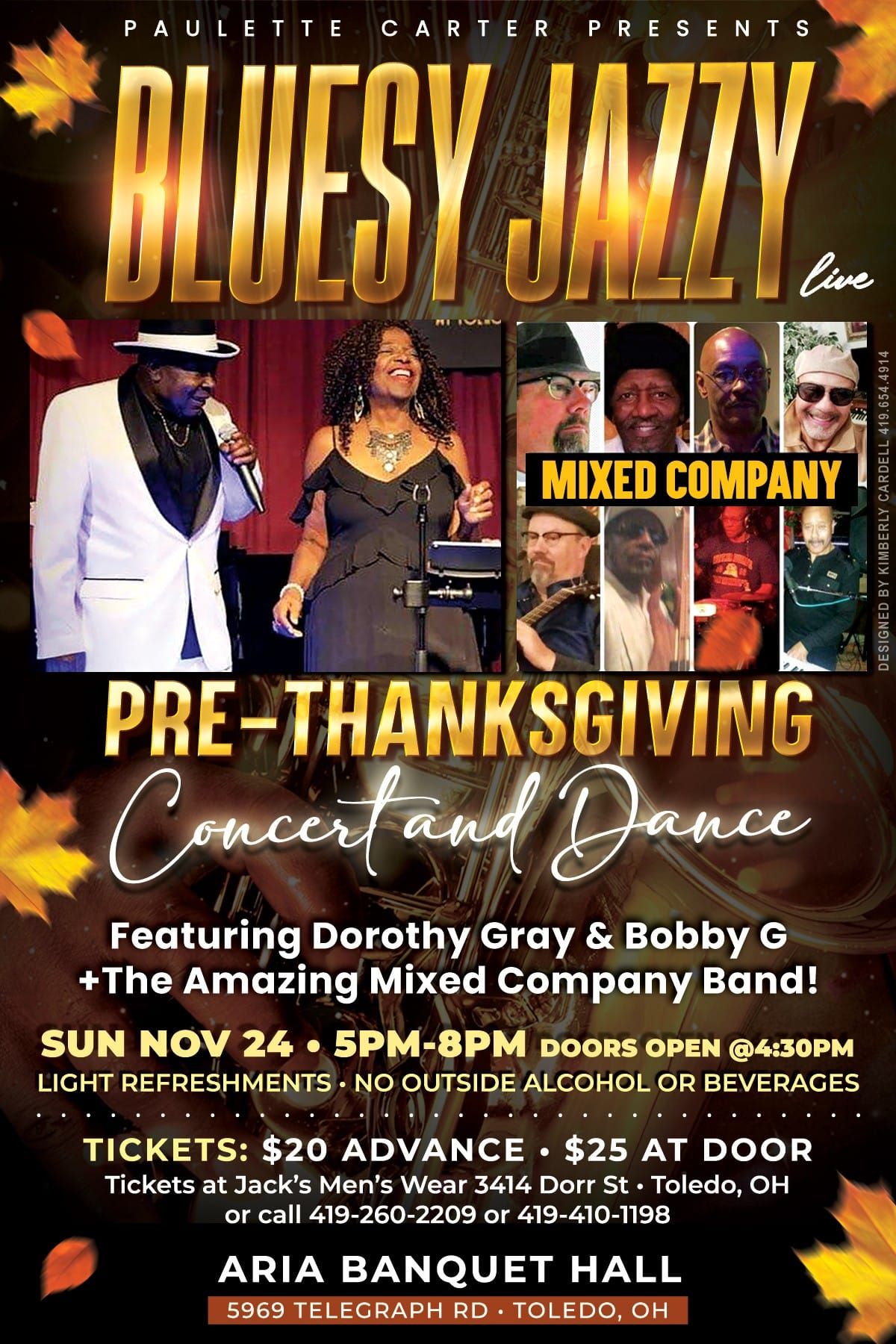 Bluesy Jazzy Pre-Thanksgiving Concert & Dance