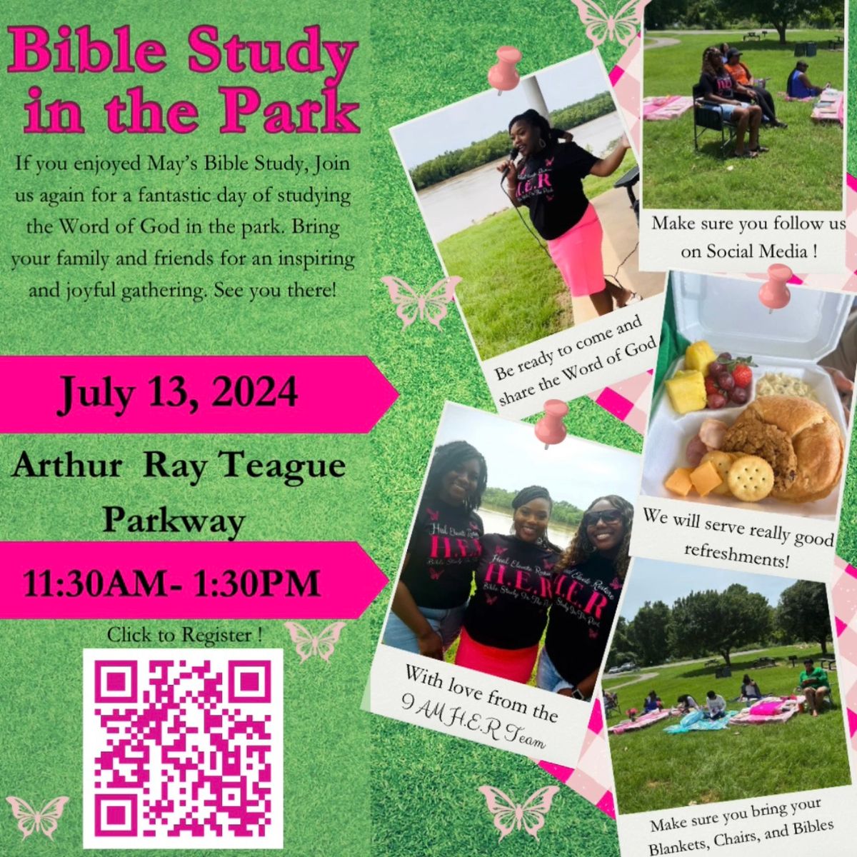 Bible Study In The Park 