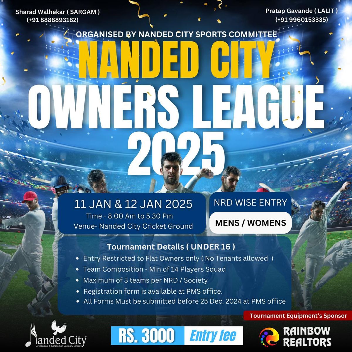 Nanded City Owners League 2025