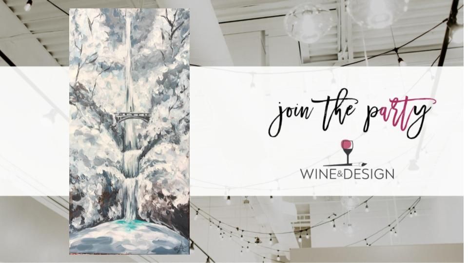 Frozen Multnomah Falls | Wine & Design