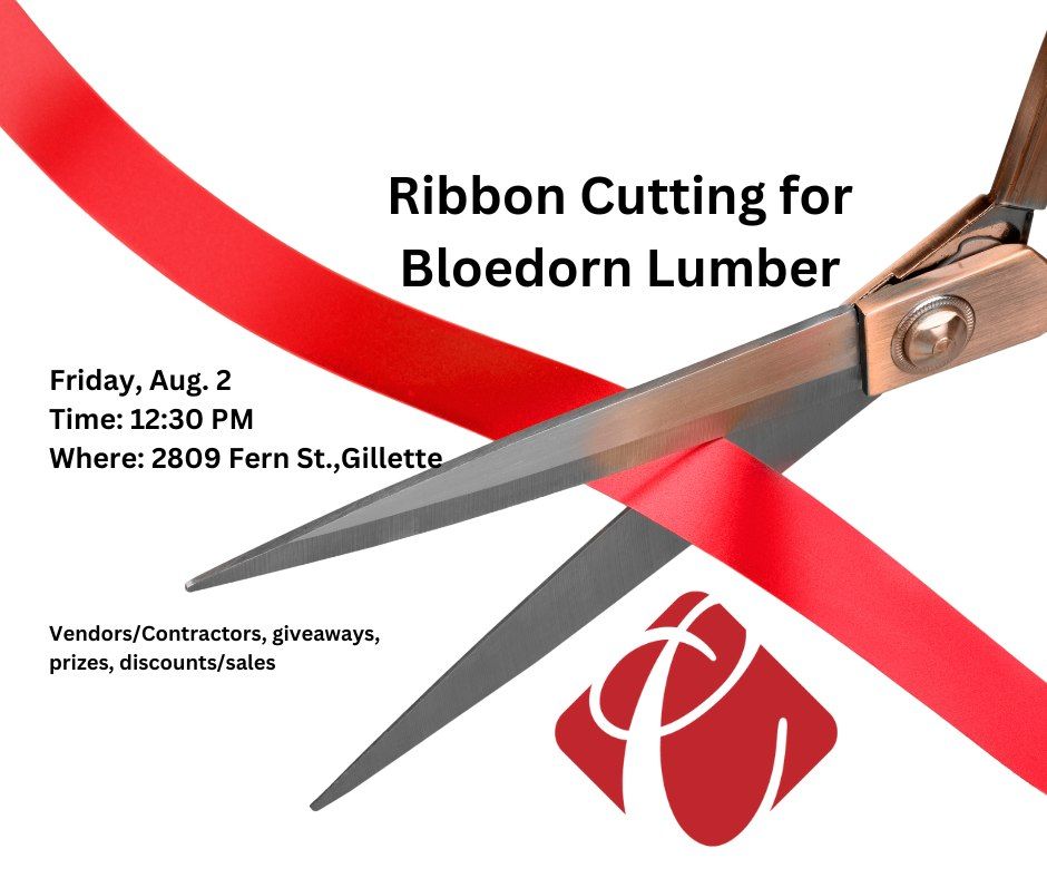 Ribbon Cutting for Bloedorn Lumber