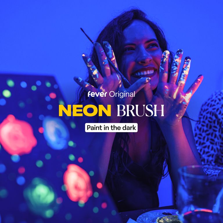 Neon Brush: Sip & Paint Workshop in the Dark