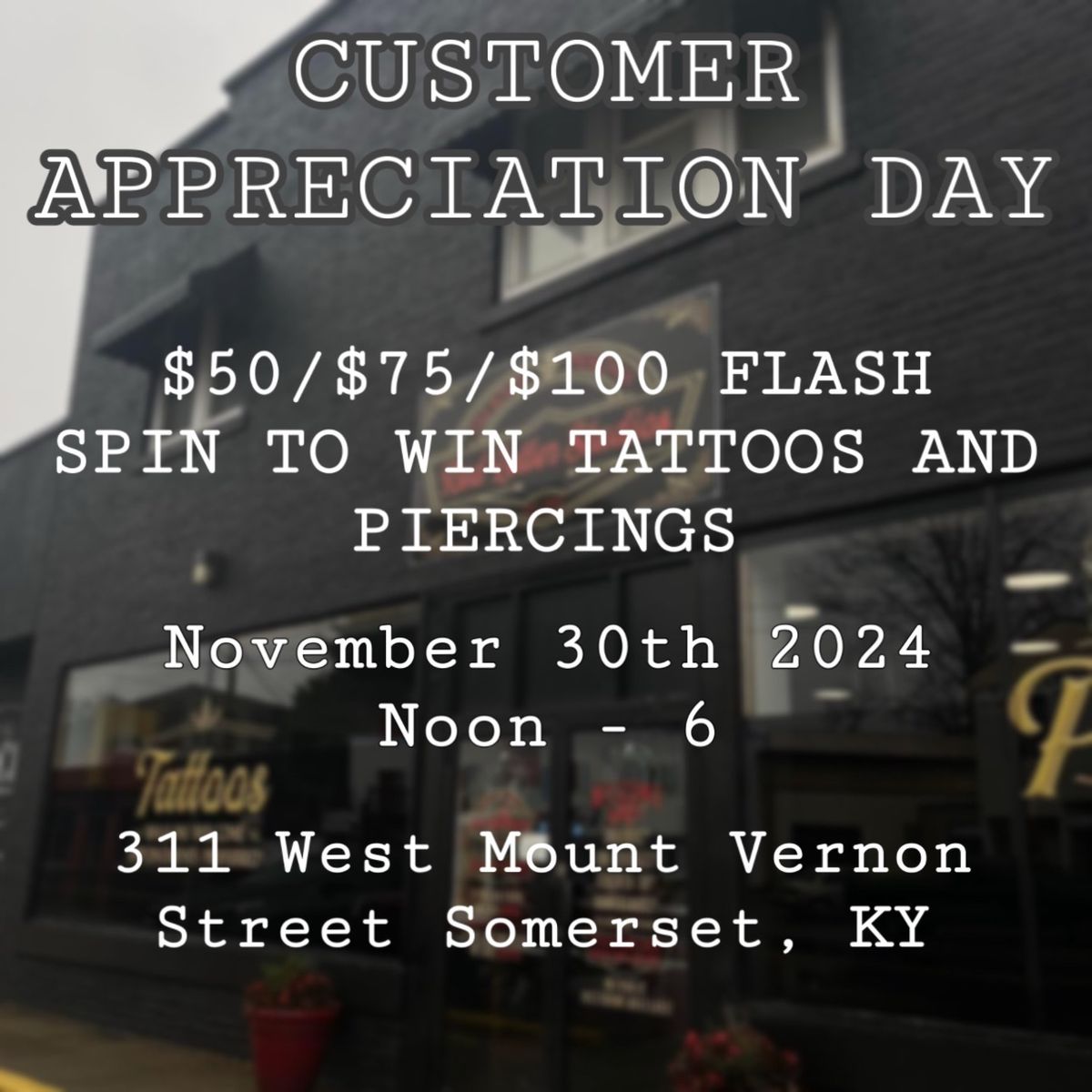 Customer Appreciation Day!