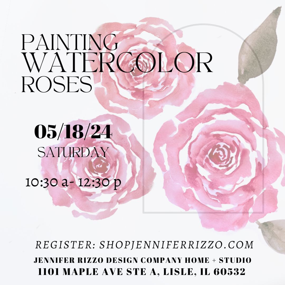 Painting Watercolor Roses 