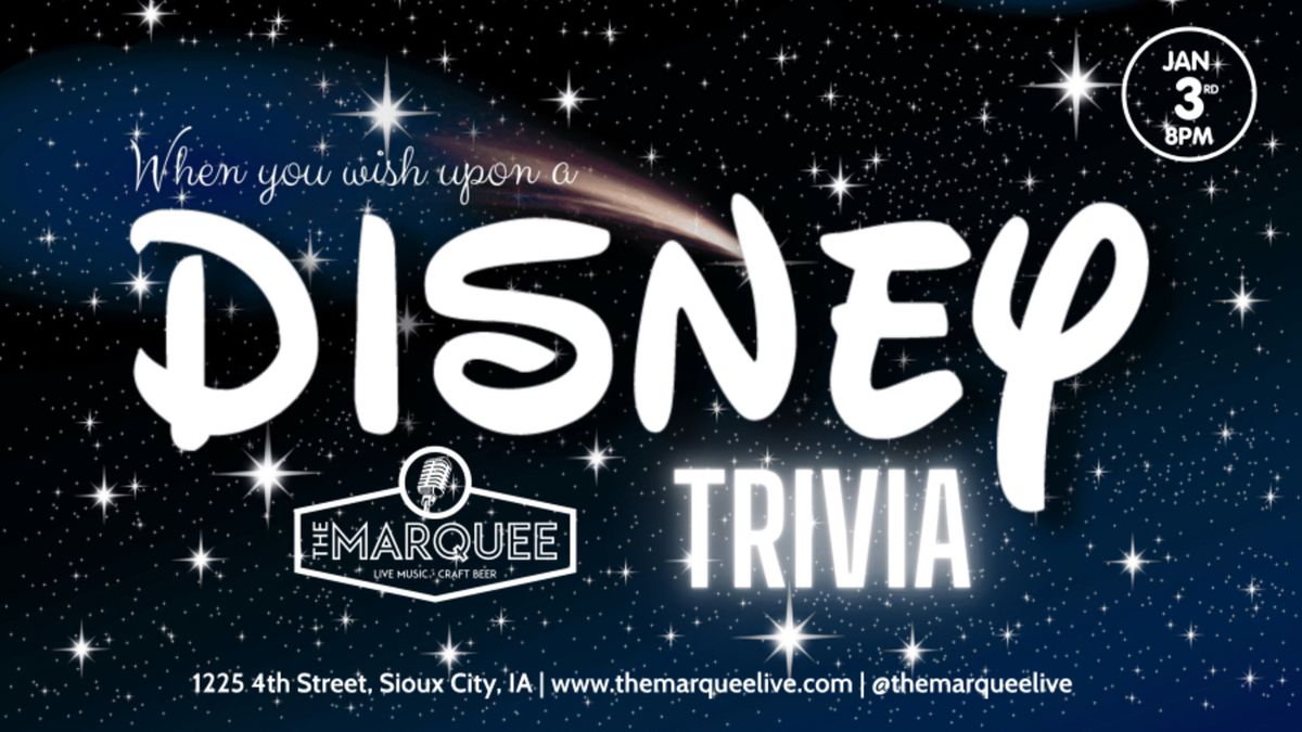 Disney Trivia Night at The Marquee