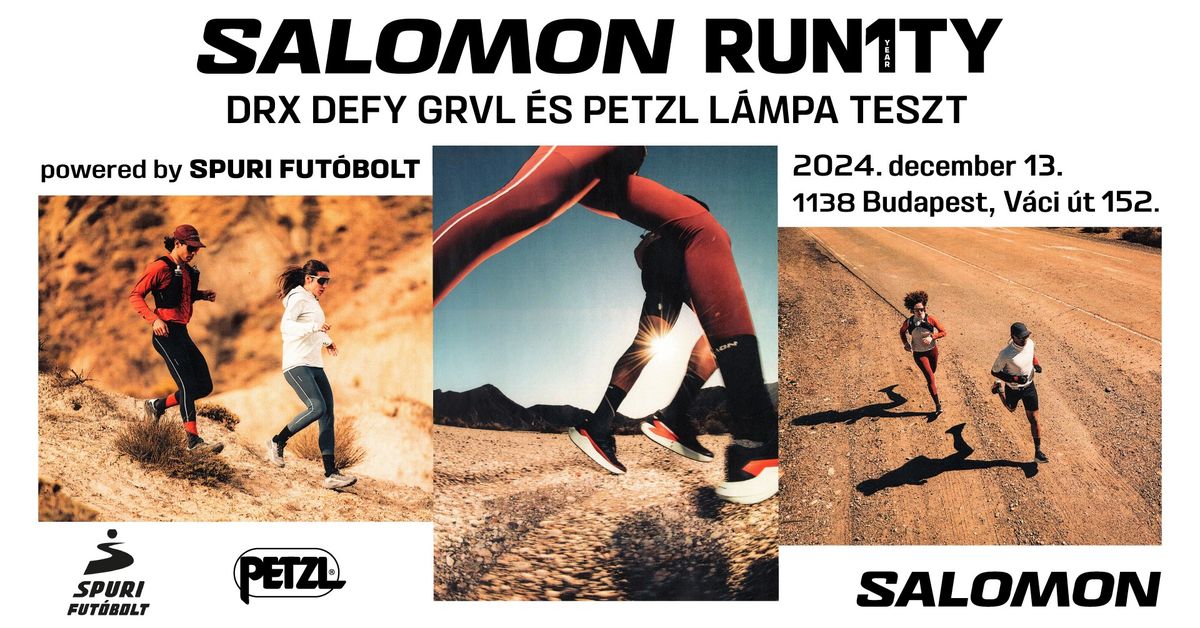 SALOMON RUNITY powered by SPURI FUT\u00d3BOLT   DRX Gravel \u00e9s PETZL teszt