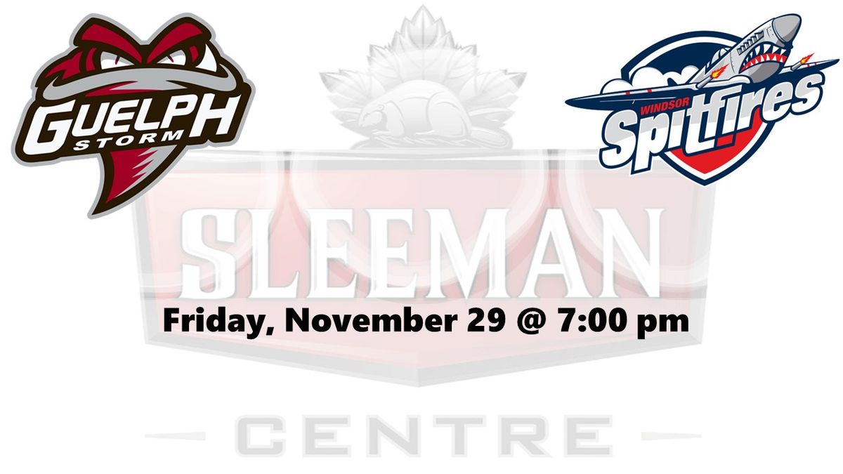 Windsor Spitfires vs. Guelph Storm