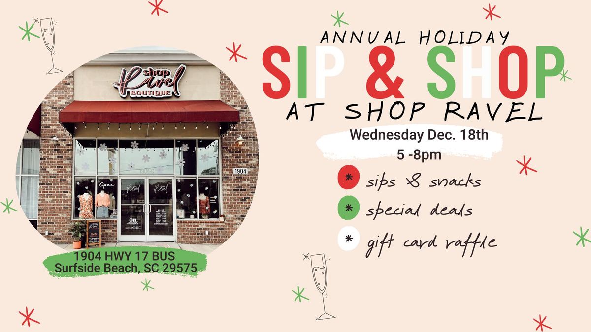 Holiday Sip & Shop