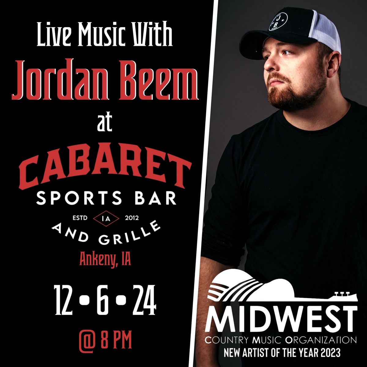 Jordan Beem live at Cabaret!