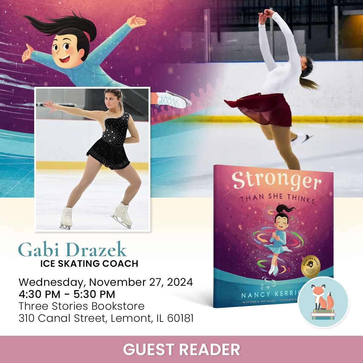 Guest Reader: Figure Skater Gabi Drazek  