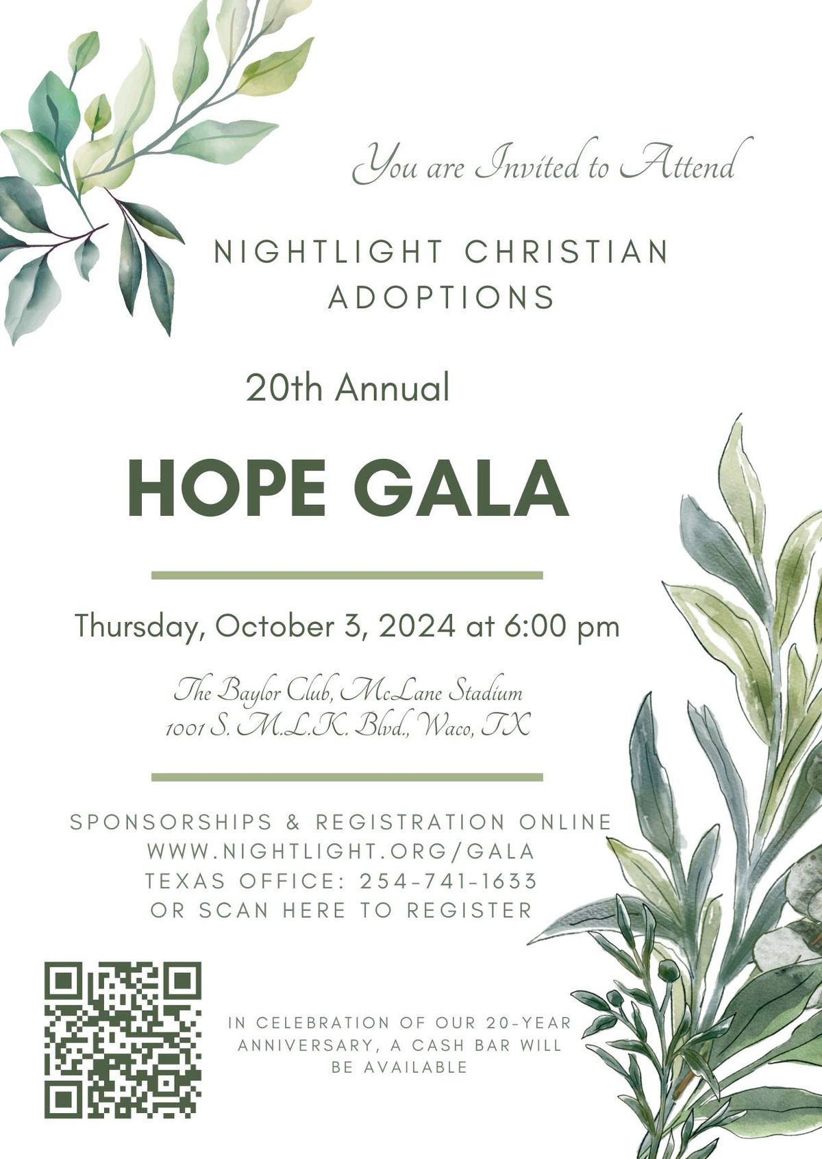 Texas 20th Annual Hope Gala