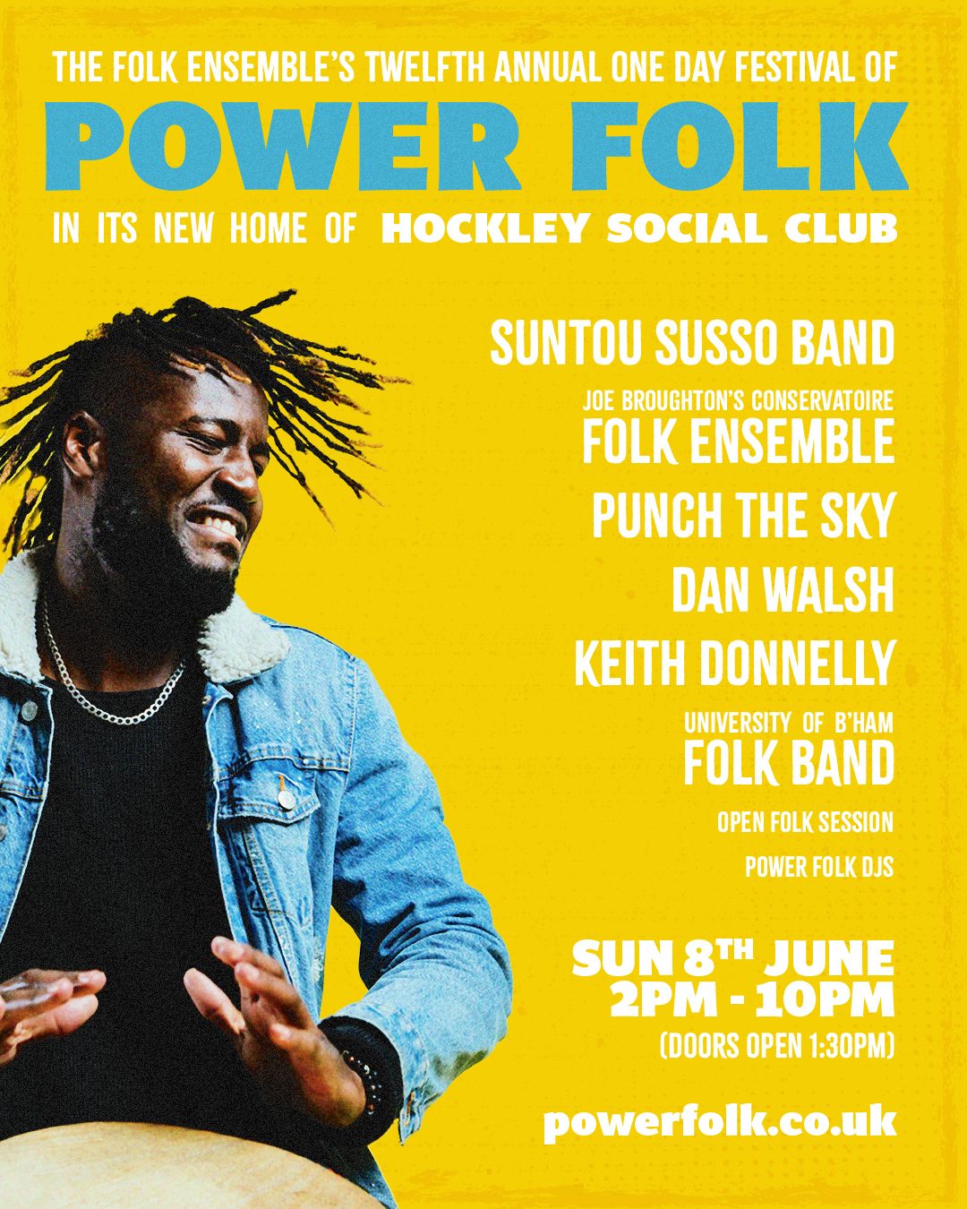 POWER FOLK - Hockley Social Club - 8th June