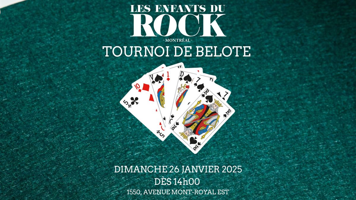 TOURNOI DE BELOTE