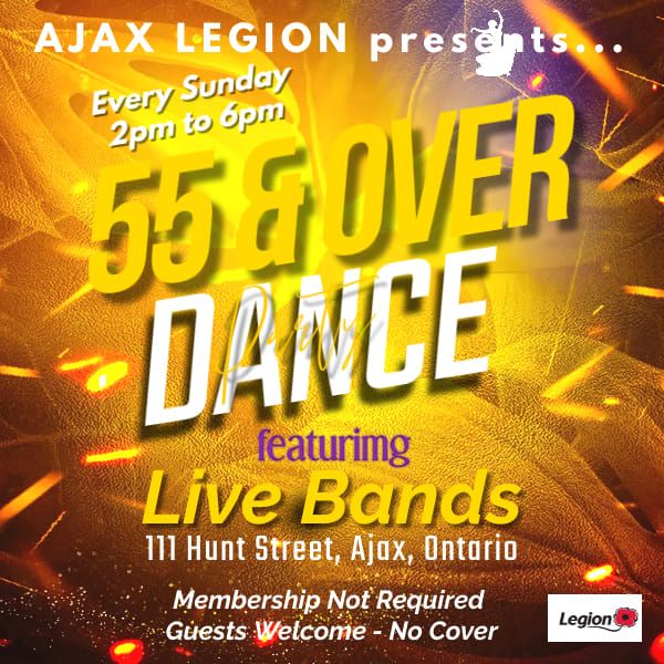 Sunday 55 and Over Dance featuring The Linconaires