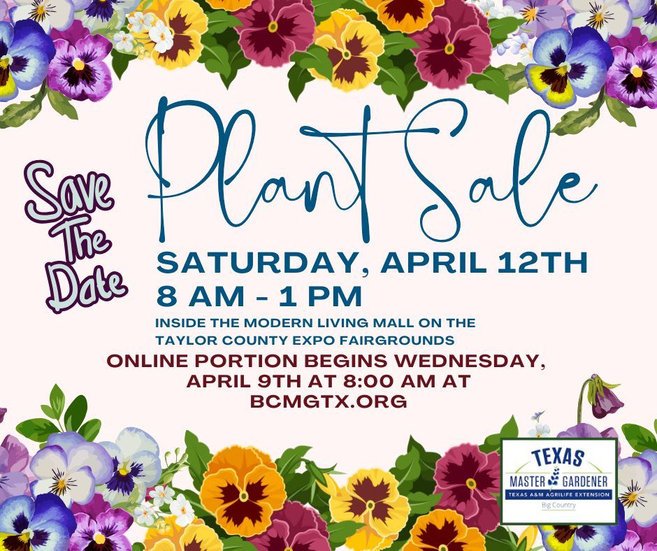 Spring Plant Sale - In Person