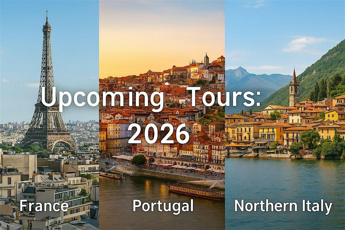 Sip and Discover - Small Group Tours to Europe 2026