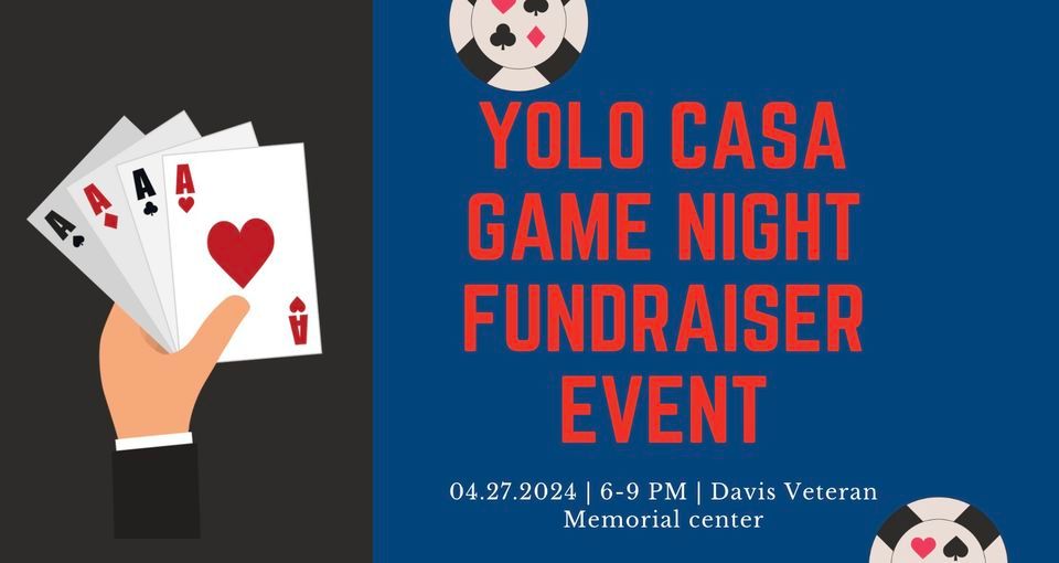 Yolo County CASA Game Night Fundraiser