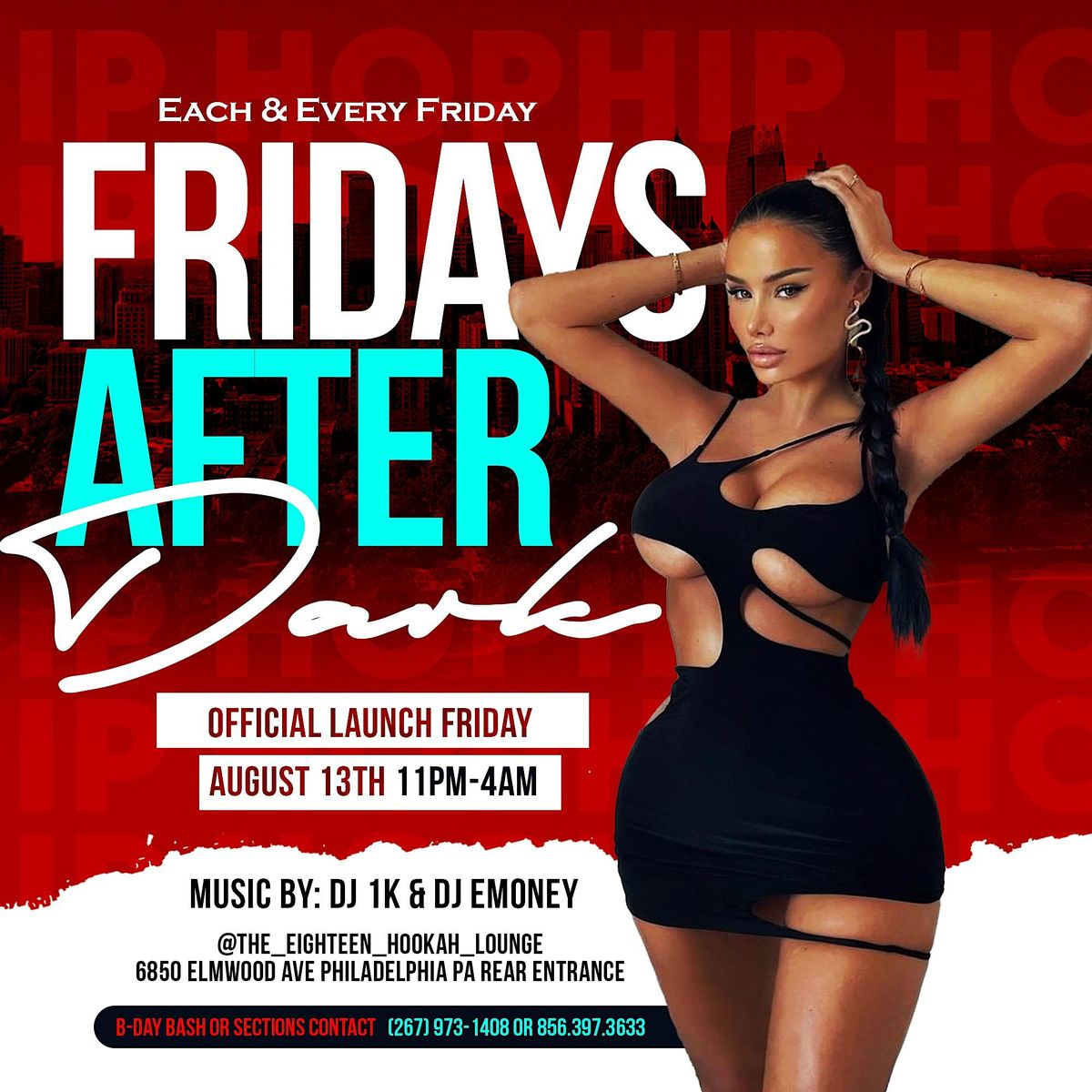 Hip Hop Fridays @ The Eighteen Hookah Lounge