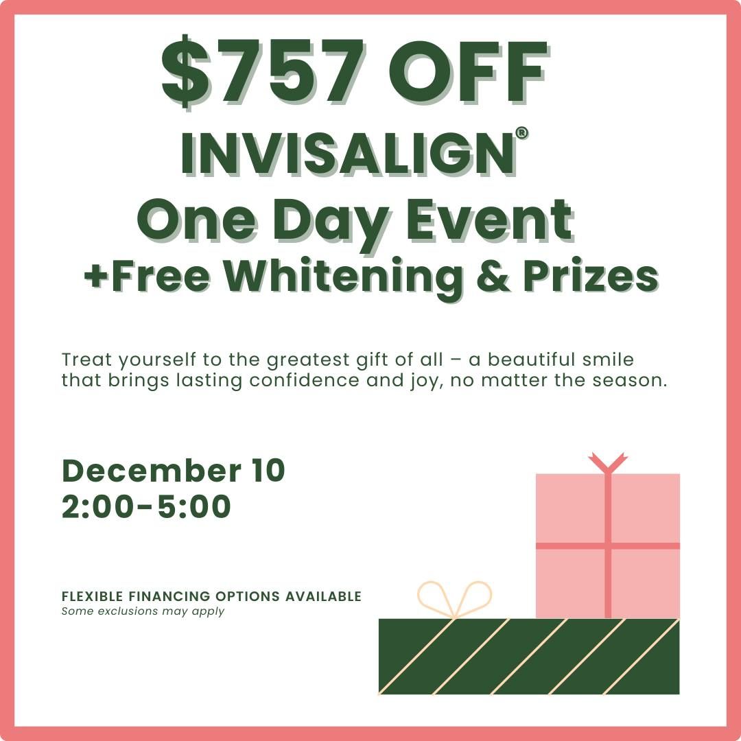 $757 Off Invisalign One Day Event