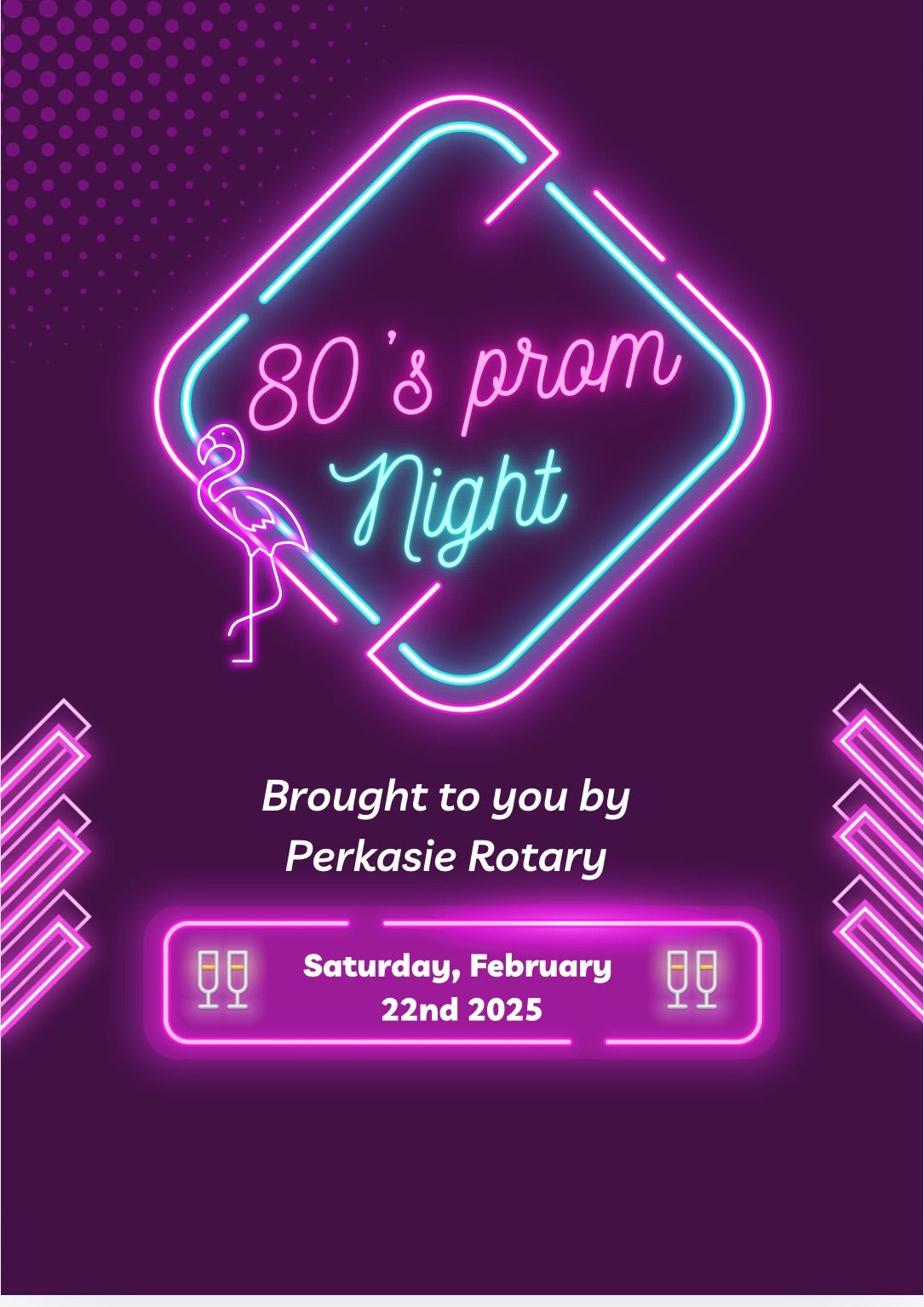 80\u2019s Prom Party