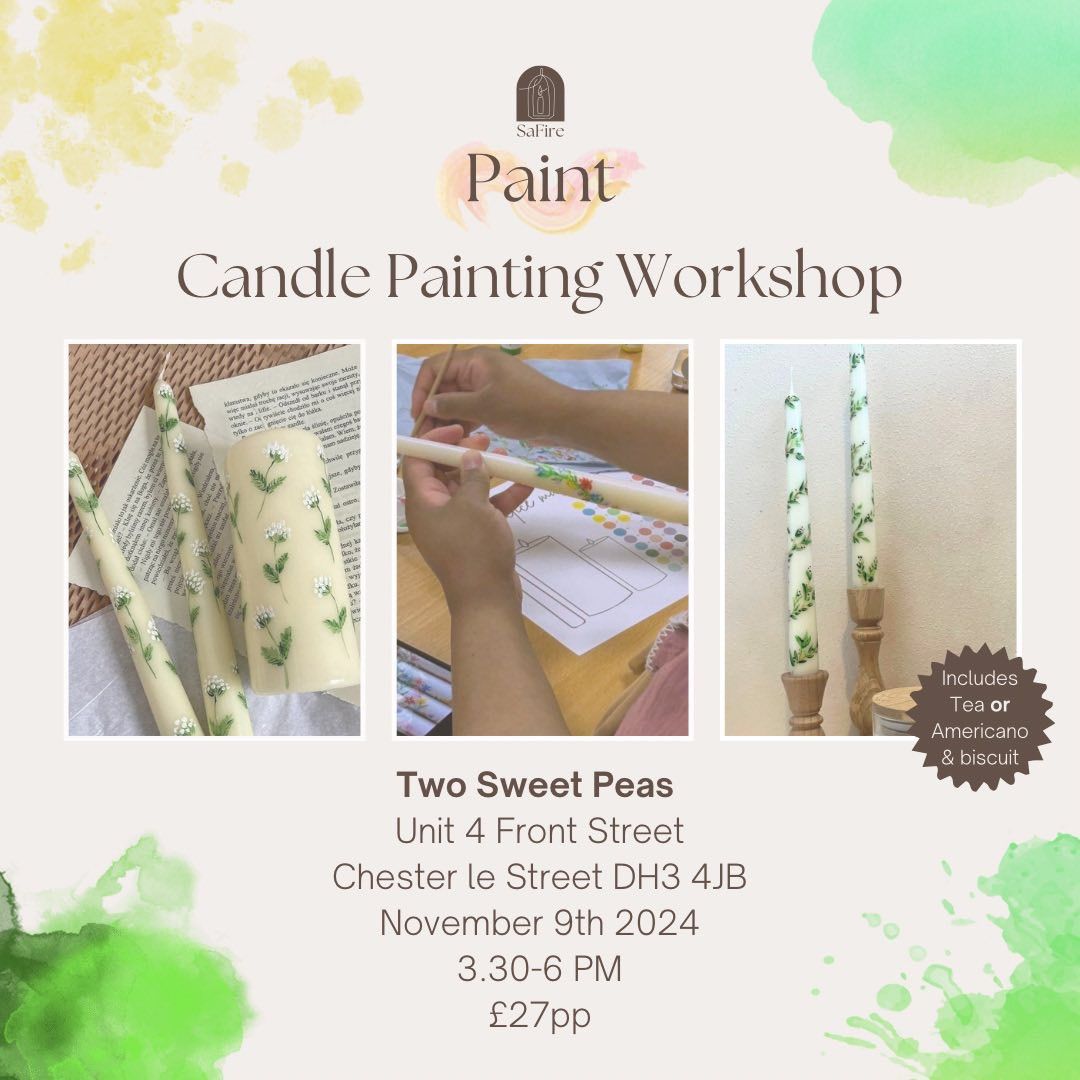 Candle Painting Workshop \ud83d\udd6f\ufe0f 