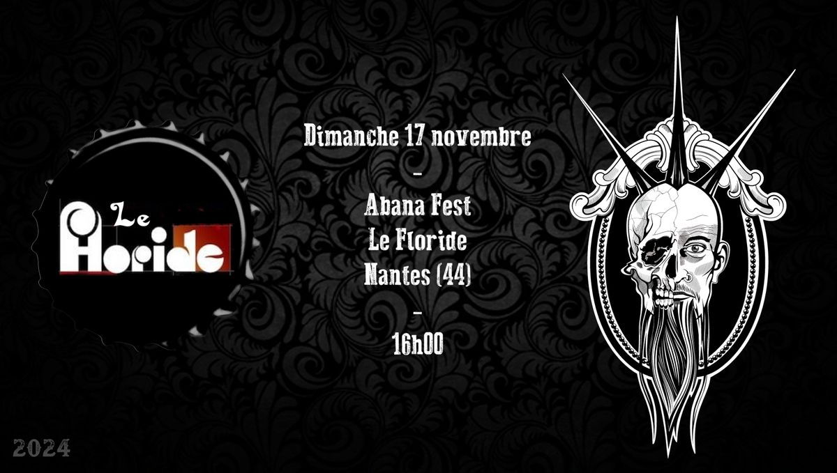 D\u00cfE MORG "Abana Fest" @ Le Floride - Nantes (44)