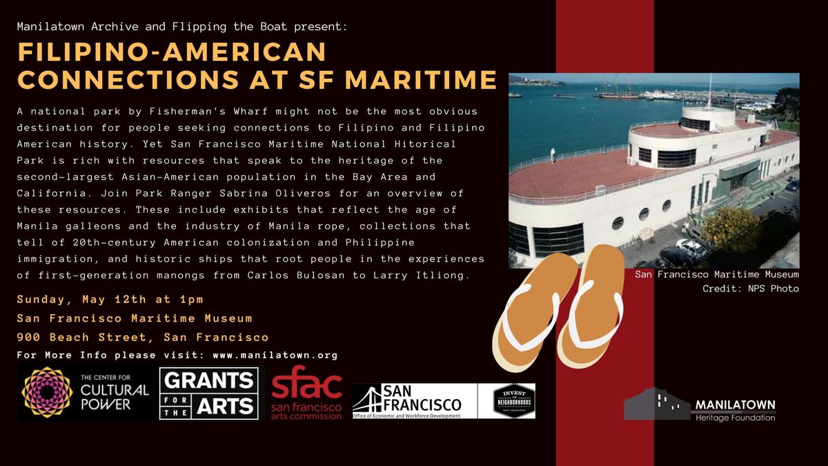 Manilatown presents Filipino-American Connections at SF Maritime