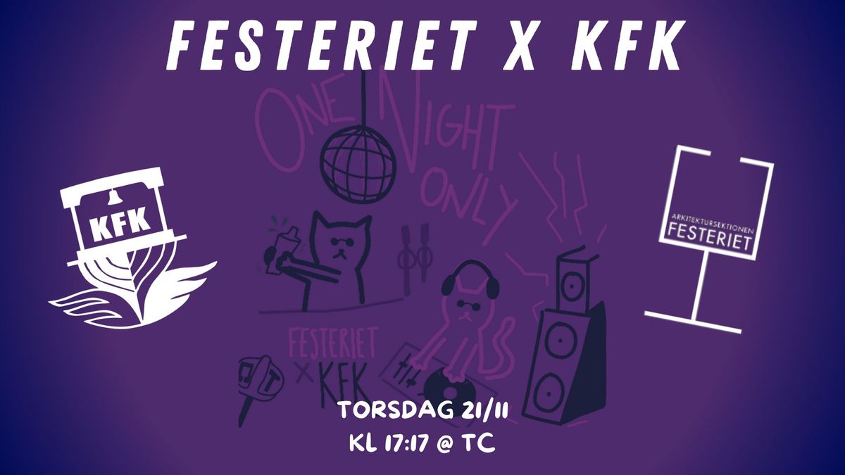 KFK x FESTERIET PUB - Tors 21\/11