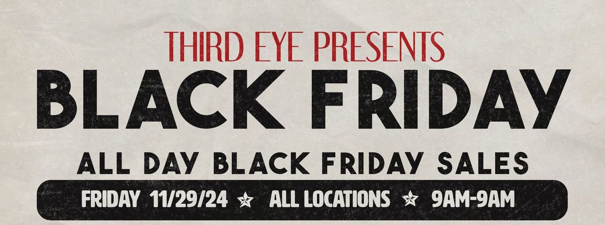 FRIDAY 11\/29\/24: BLACK FRIDAY SALE!!