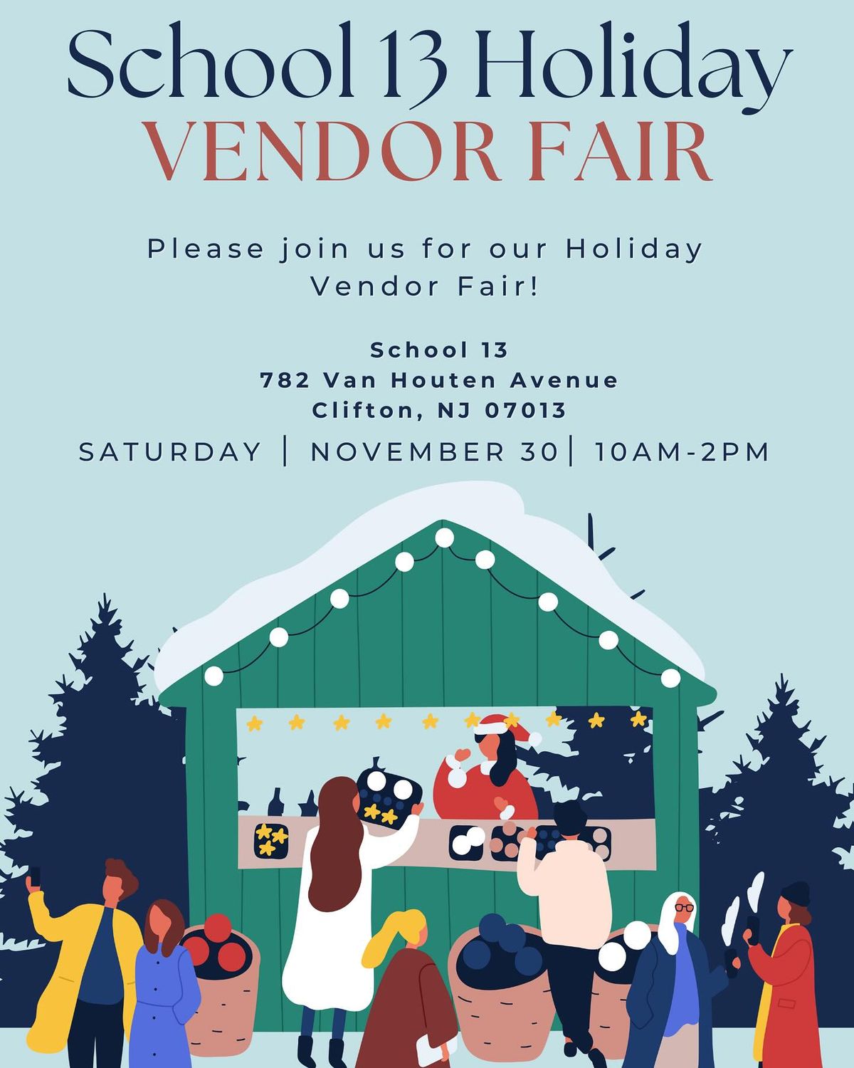 School 13 Holiday Vendor Fair