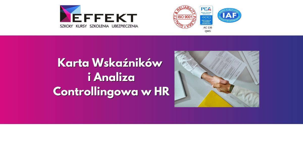 Kurs Karta Wska\u017anik\u00f3w i Analiza Controllingowa w HR - Katowice