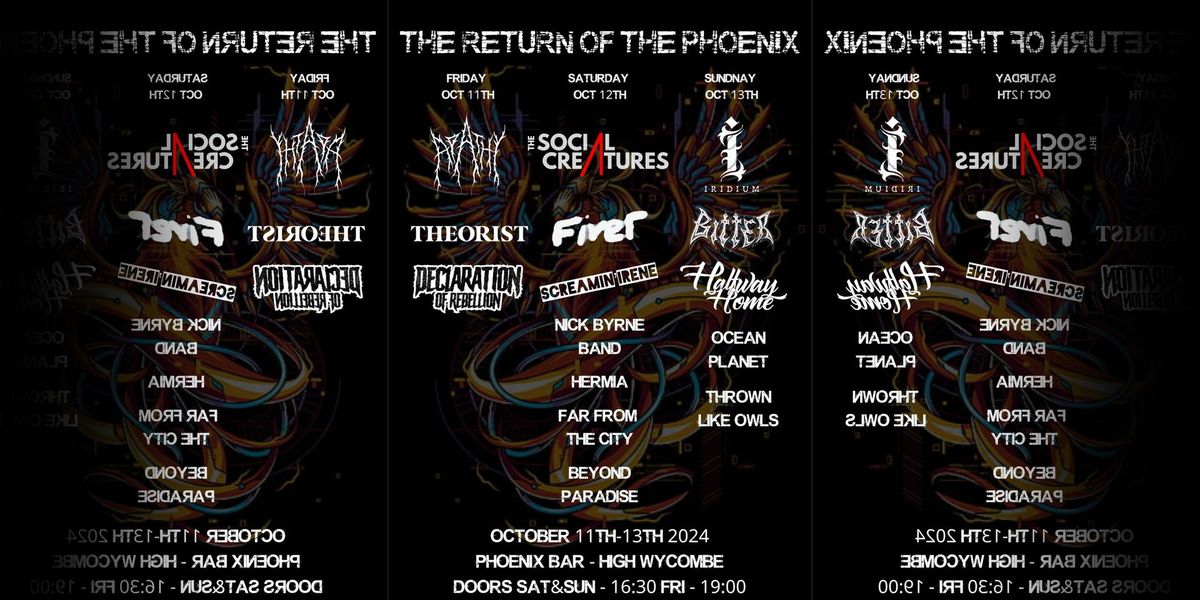 The Return Of Phoenix (3 day festival)