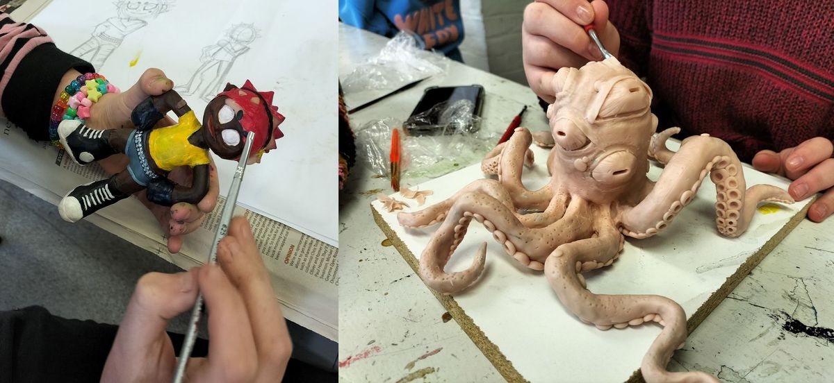 Sculpture and 3D Character Design \u2013 April Holiday Programme (12-17 years) - Waikato Society of Arts