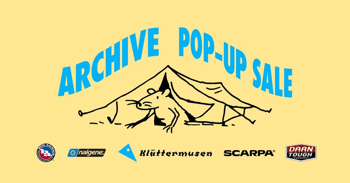 Archive Pop-Up Sale Stockholm