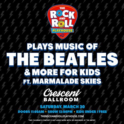 MUSIC OF THE BEATLES FOR KIDS w\/ THE ROCK AND ROLL PLAYHOUSE