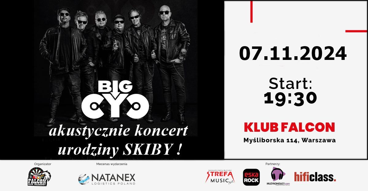 Big Cyc Akustycznie \/ urodziny Skiby w Falconie 