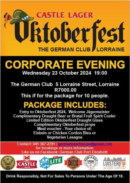 Oktoberfest Corporate Evening