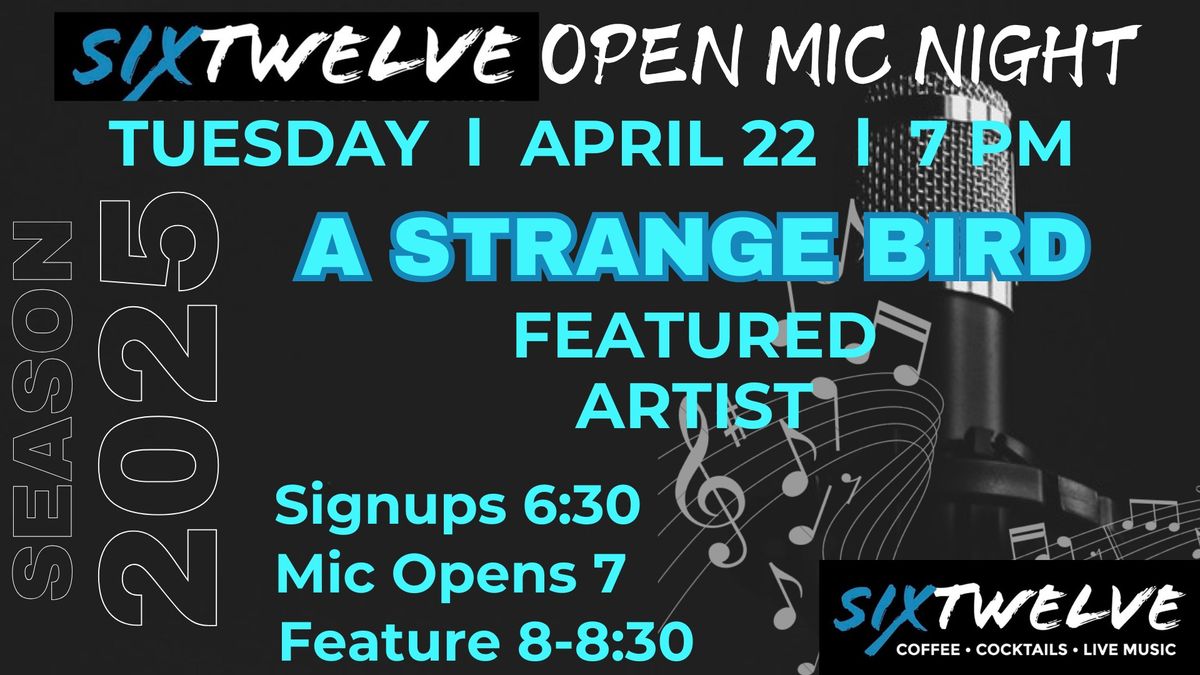 A STRANGE BIRD LIVE @ Six Twelve Open Mic Night 