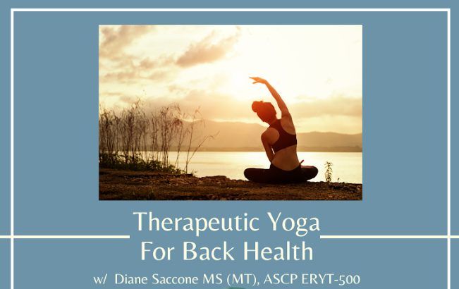 Therapeutic Yoga for Back Health with Diane Saccone