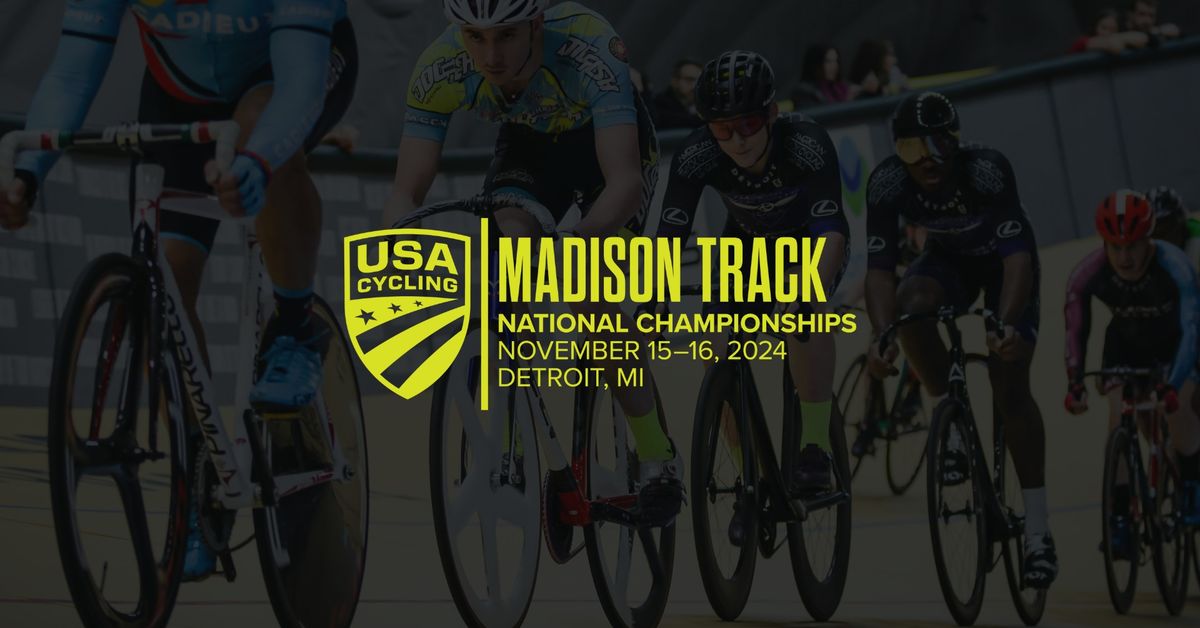 2024 USA Cycling Madison Track National Championships