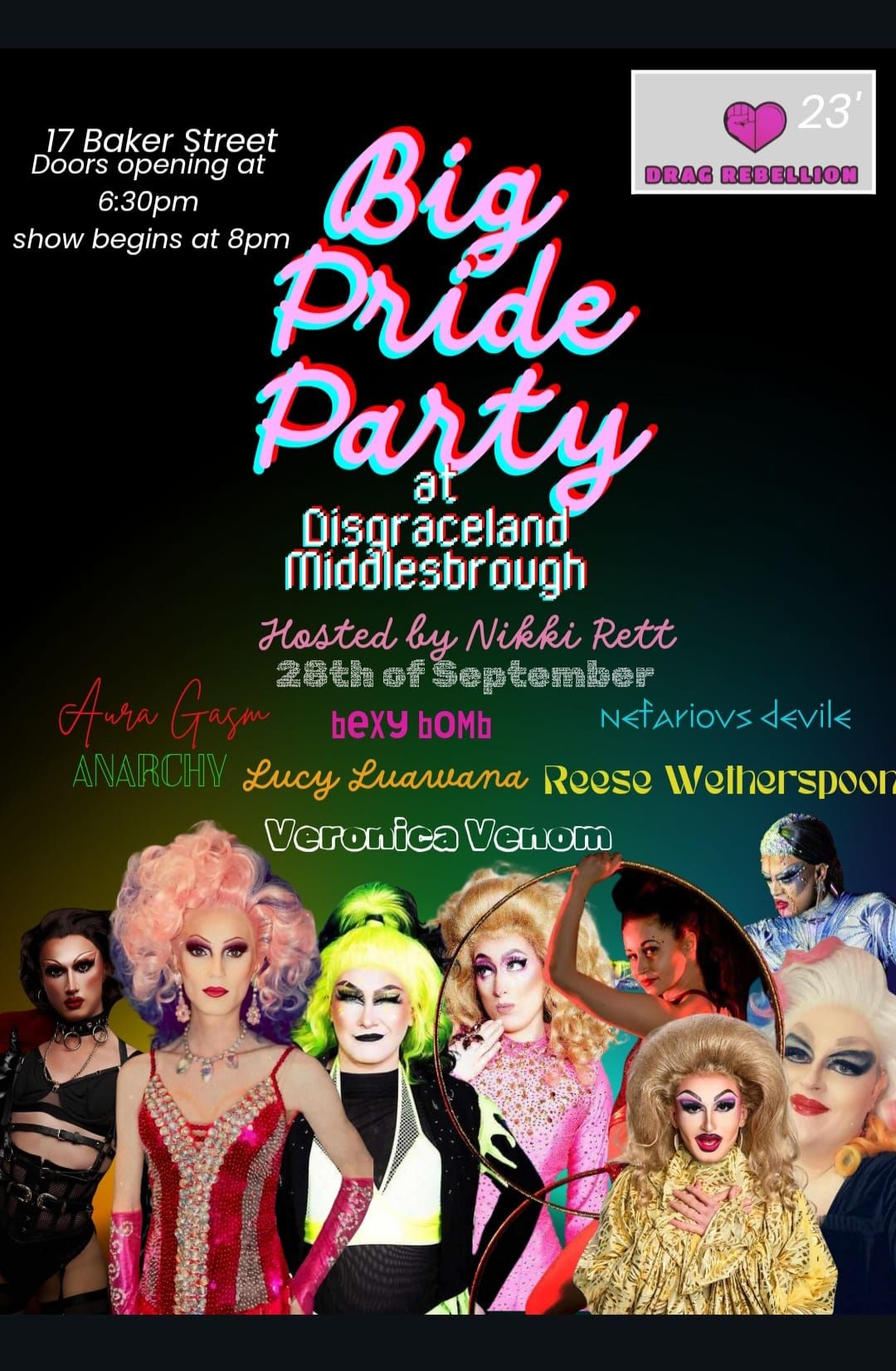 Big Pride Party at Disgraceland 