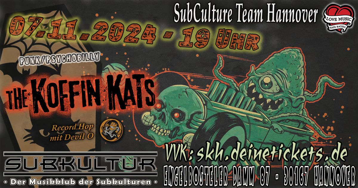 The Koffin Kats & support + Devil O