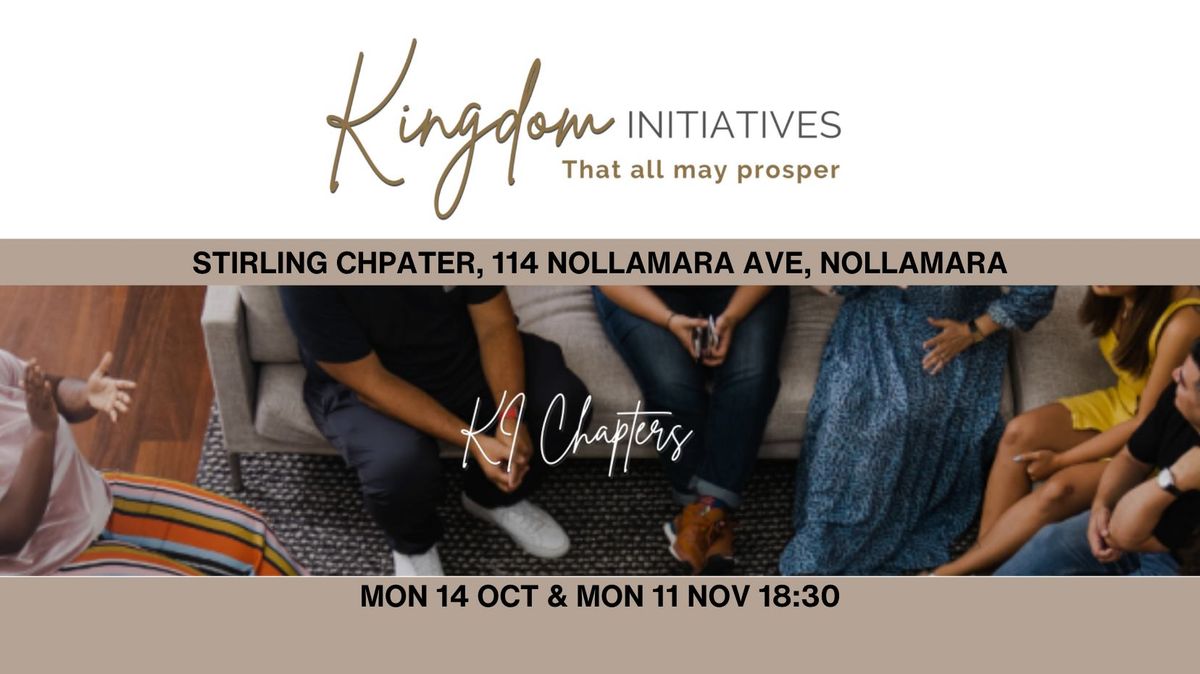 Kingdom Initiatives Chapter meeting