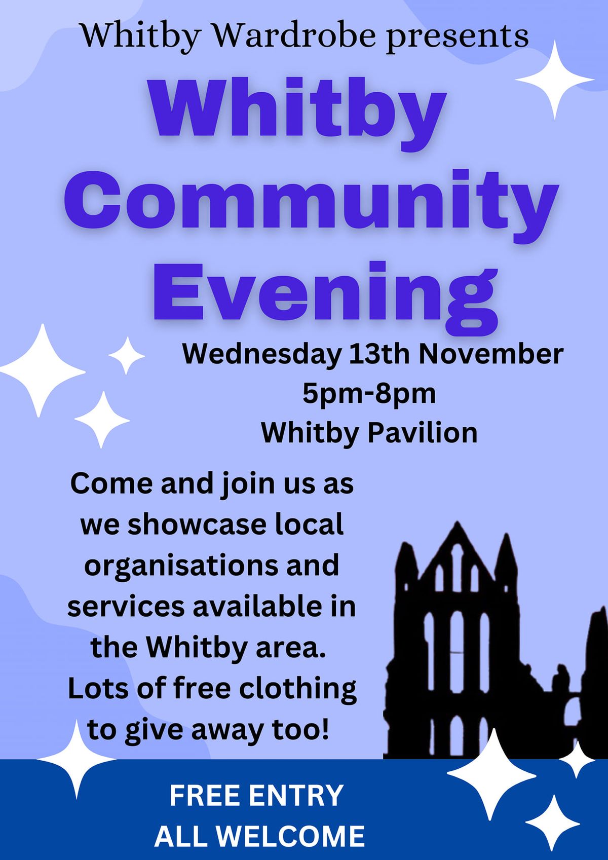 Whitby Wardrobe Community Evening