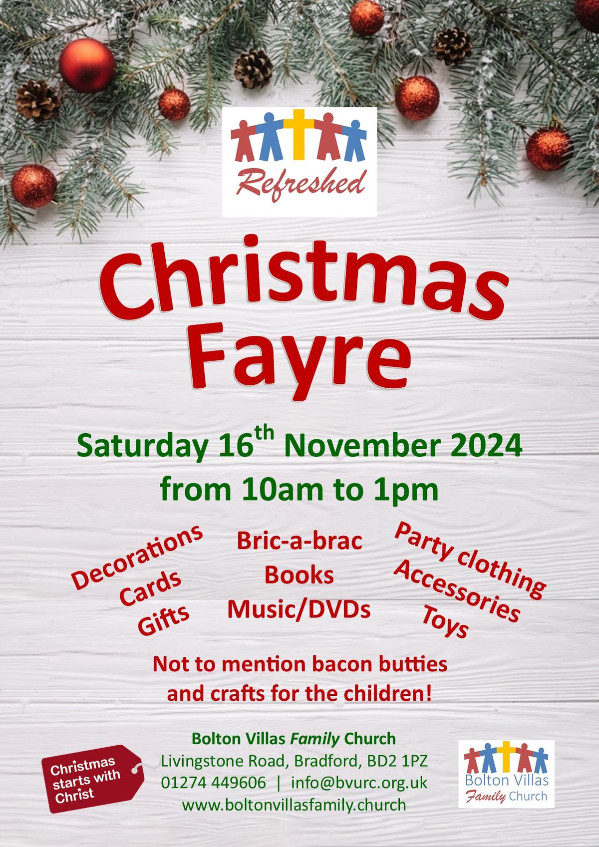 Refreshed Christmas Fayre