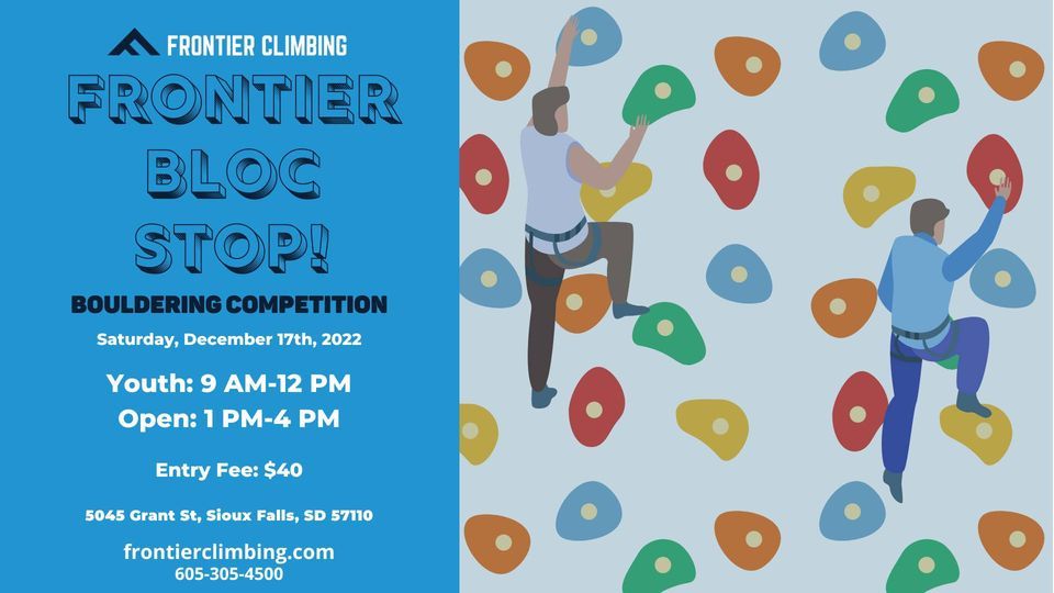 Frontier Bloc Stop Bouldering Competition