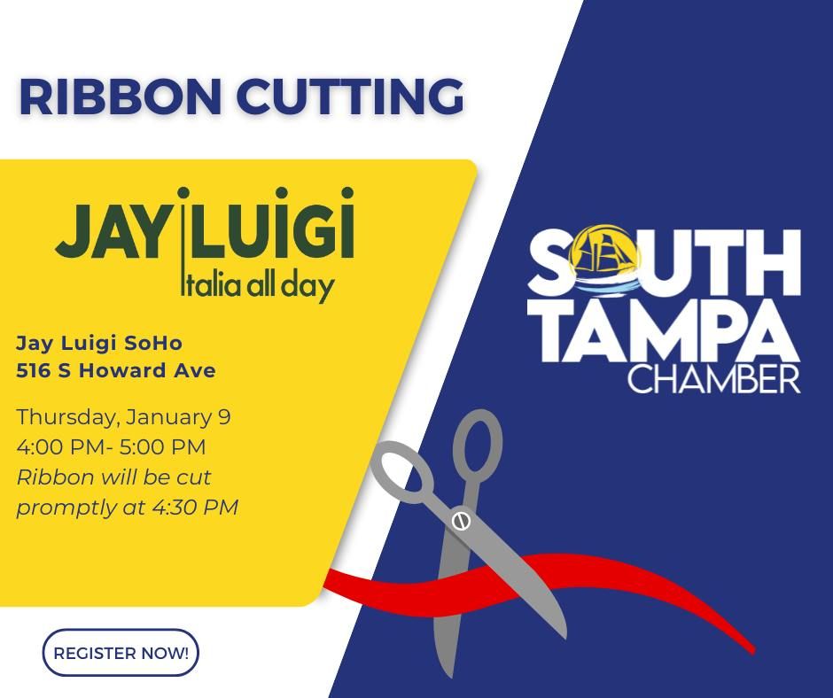 Ribbon Cutting for Jay Luigi SoHo