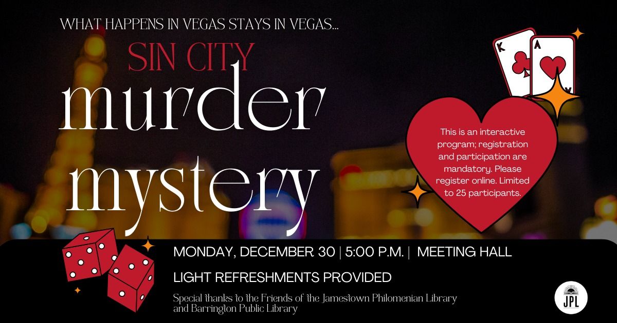 Sin City Interactive Murder Mystery Night